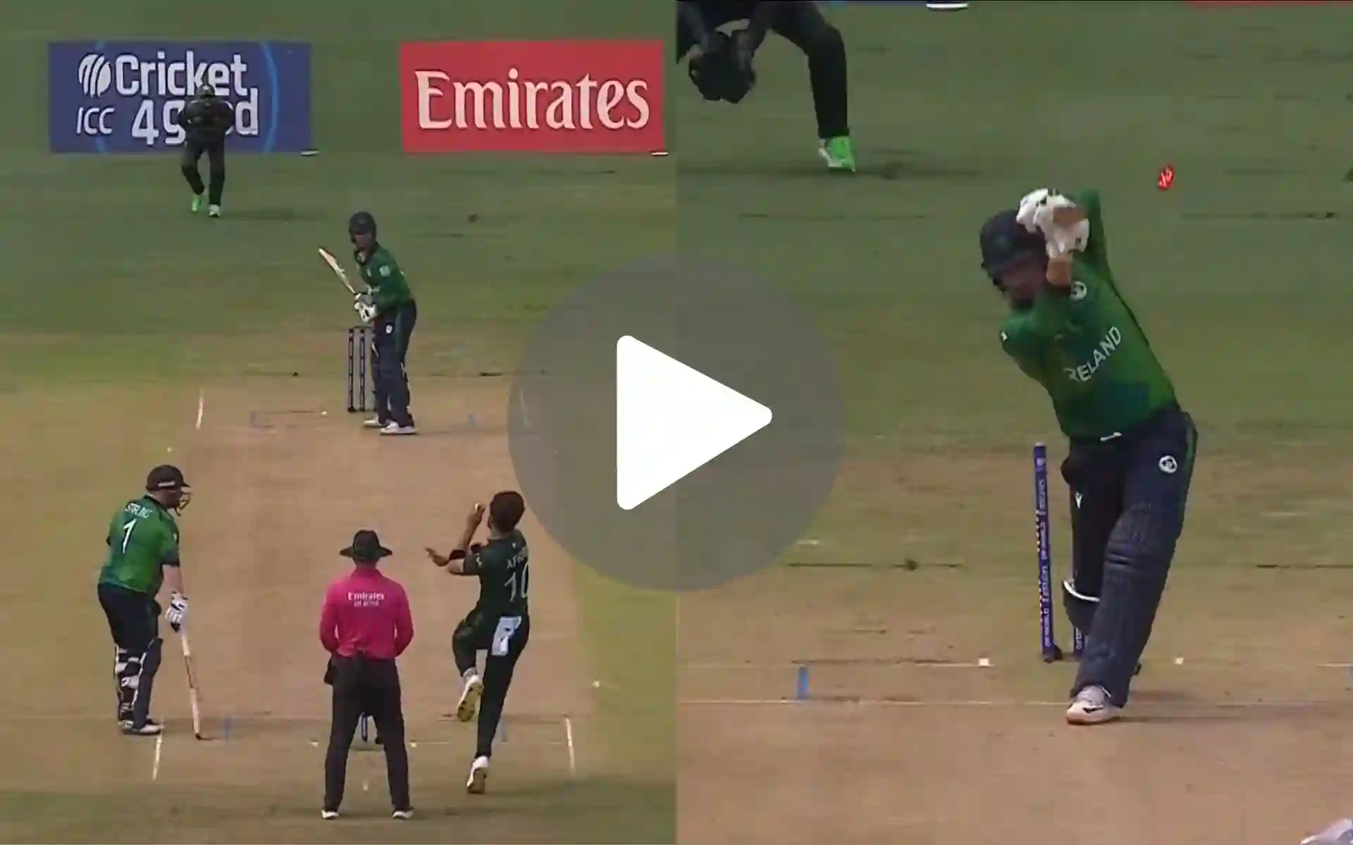 [Watch] Shaheen Afridi's Trademark Nip-Backer Knocks Over Andrew Balbirnie In PAK Vs IRE
